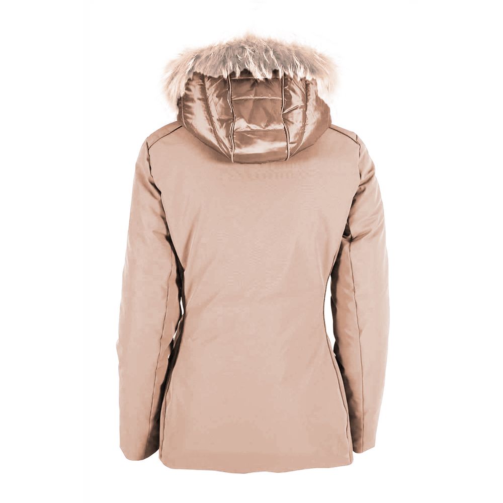 Yes Zee Beige Polyamid Damen Jacke