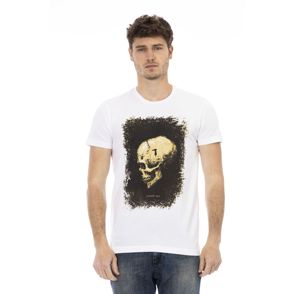 Trussardi Action Weißes Baumwolle Männer T-Shirt