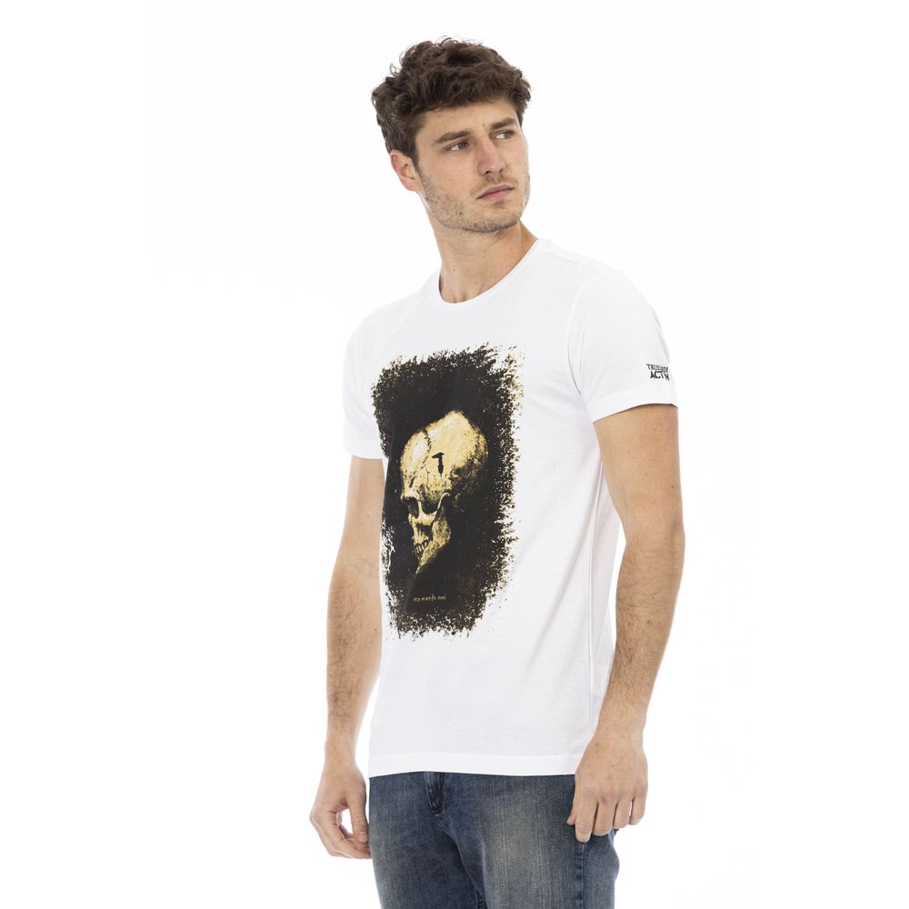 Trussardi Action Weißes Baumwolle Männer T-Shirt