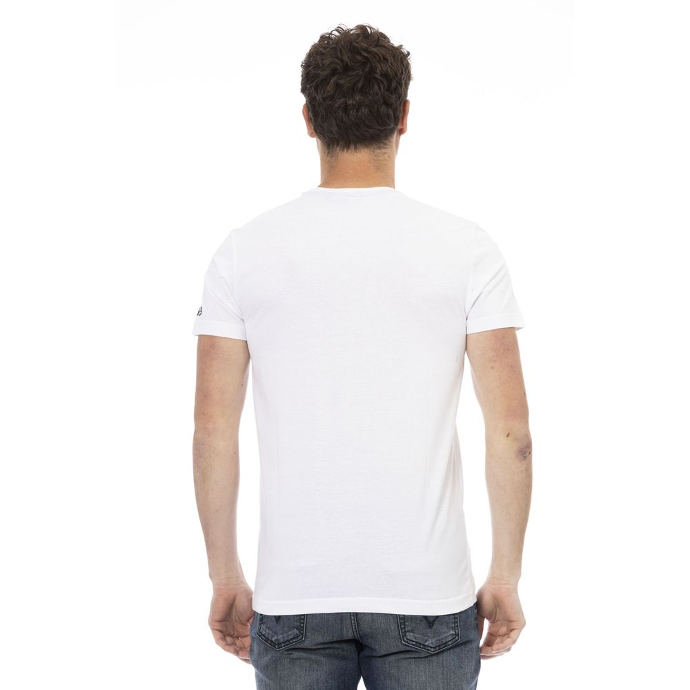 Trussardi Action Weißes Baumwolle Männer T-Shirt