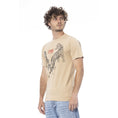 Load image into Gallery viewer, Cavalli Class Beige Baumwolle Männer T-Shirt
