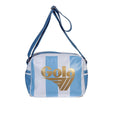 Load image into Gallery viewer, Gola Handtasche aus hellblauem Stoff
