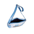 Load image into Gallery viewer, Gola Handtasche aus hellblauem Stoff
