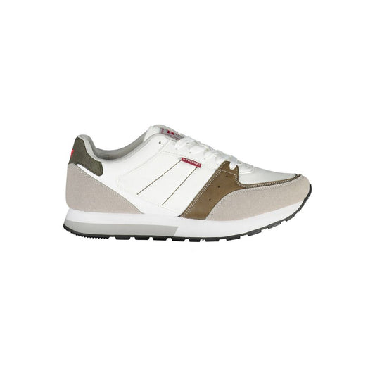 Carrera Weißes Eco Leder Herren Sneaker