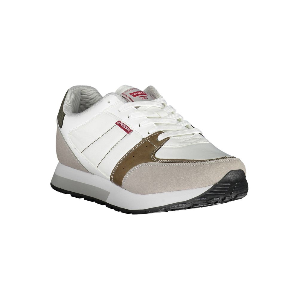 Carrera Weißes Eco Leder Herren Sneaker