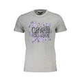 Load image into Gallery viewer, Cavalli Class T-Shirt aus grauer Baumwolle
