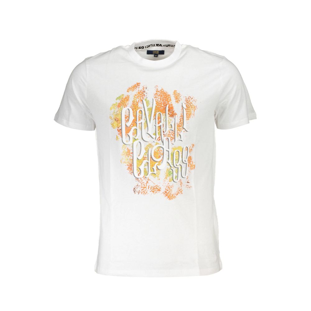 Cavalli Class T-Shirt aus grauer Baumwolle