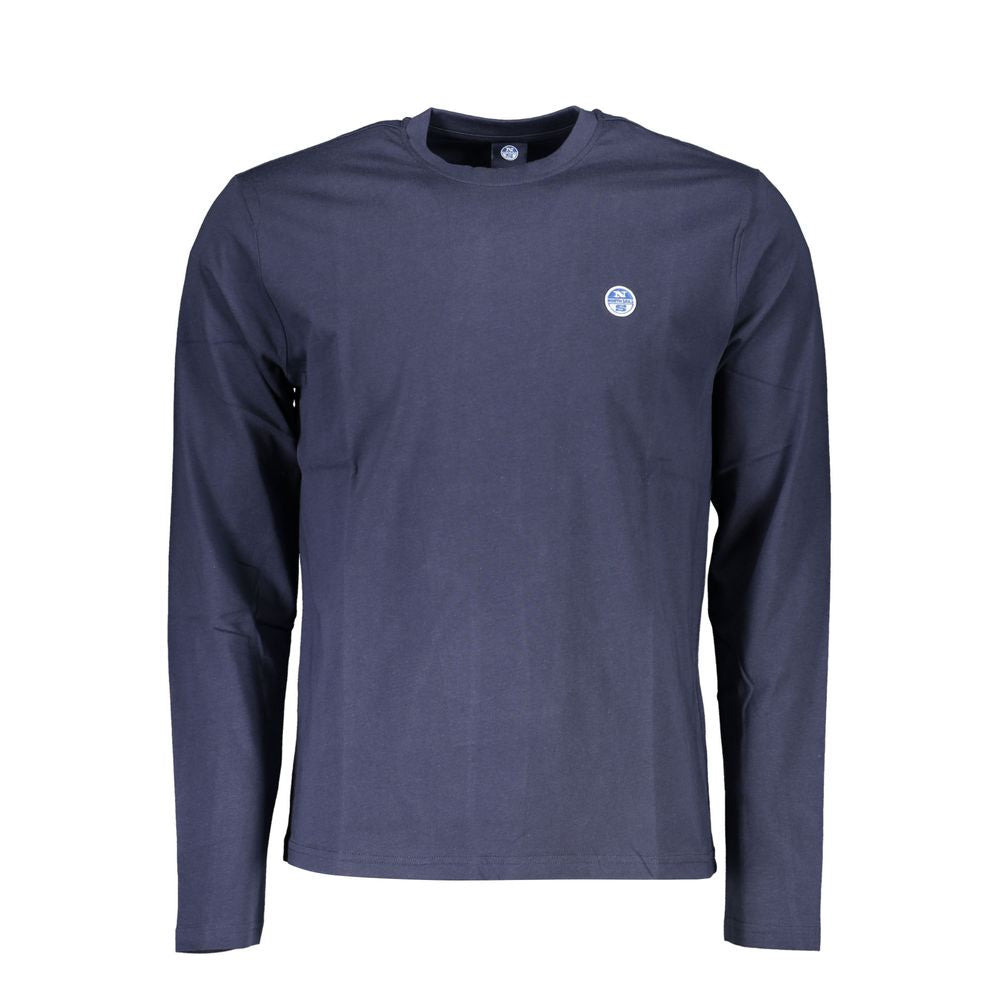 North Sails T-Shirt aus blauer Baumwolle