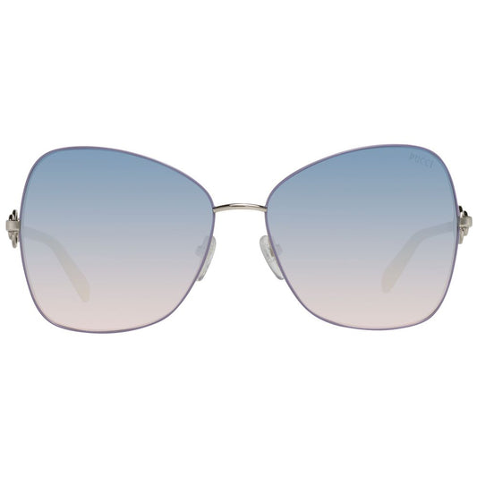 Emilio Pucci Silberne Frauen-Sonnenbrille