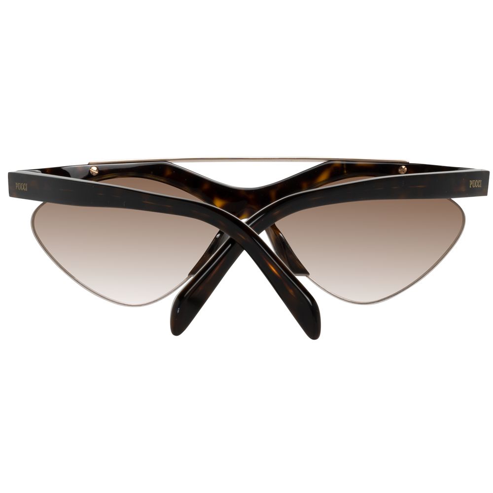 Emilio Pucci Braune Frauen Sonnenbrille