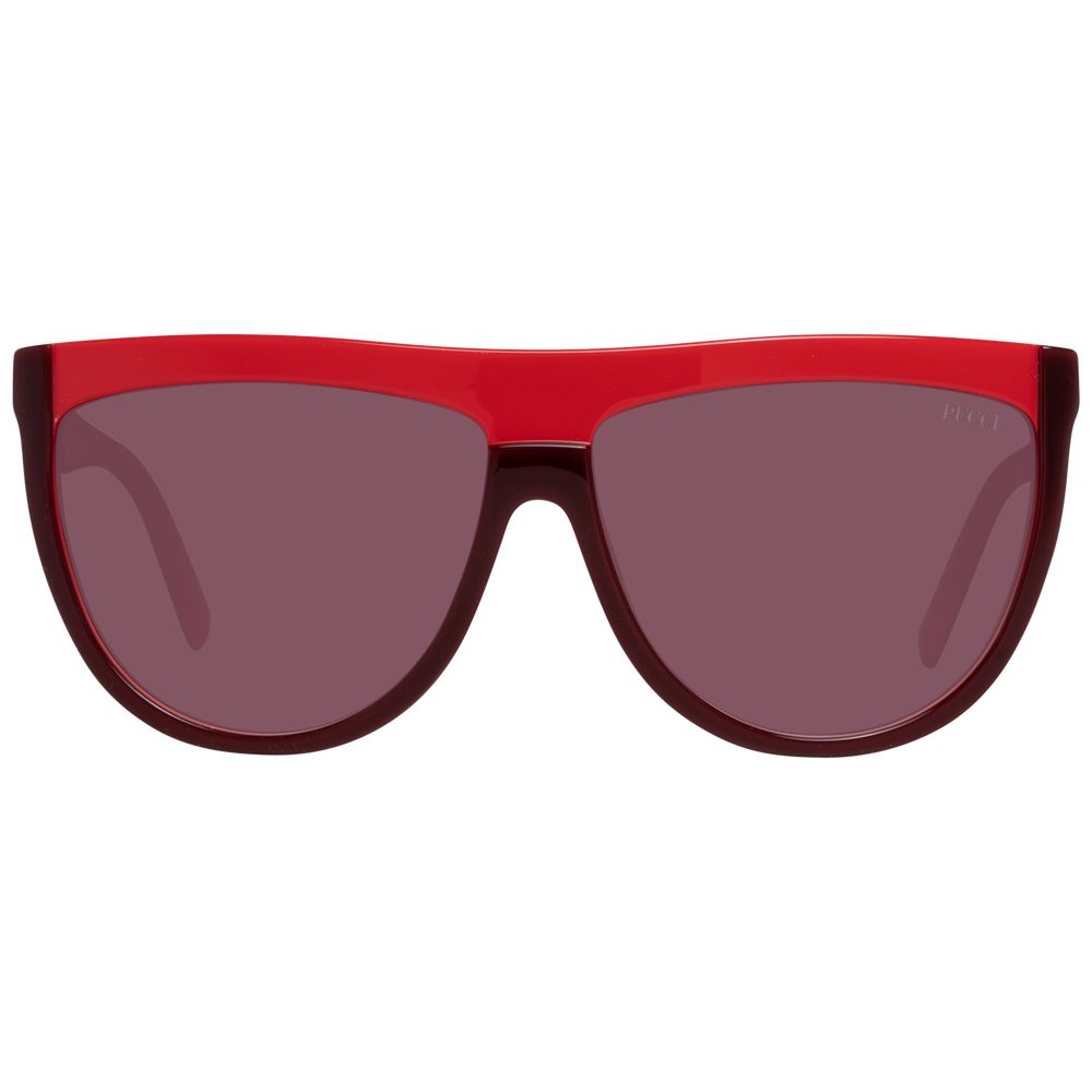 Emilio Pucci Burgundy Frauen Sonnenbrille