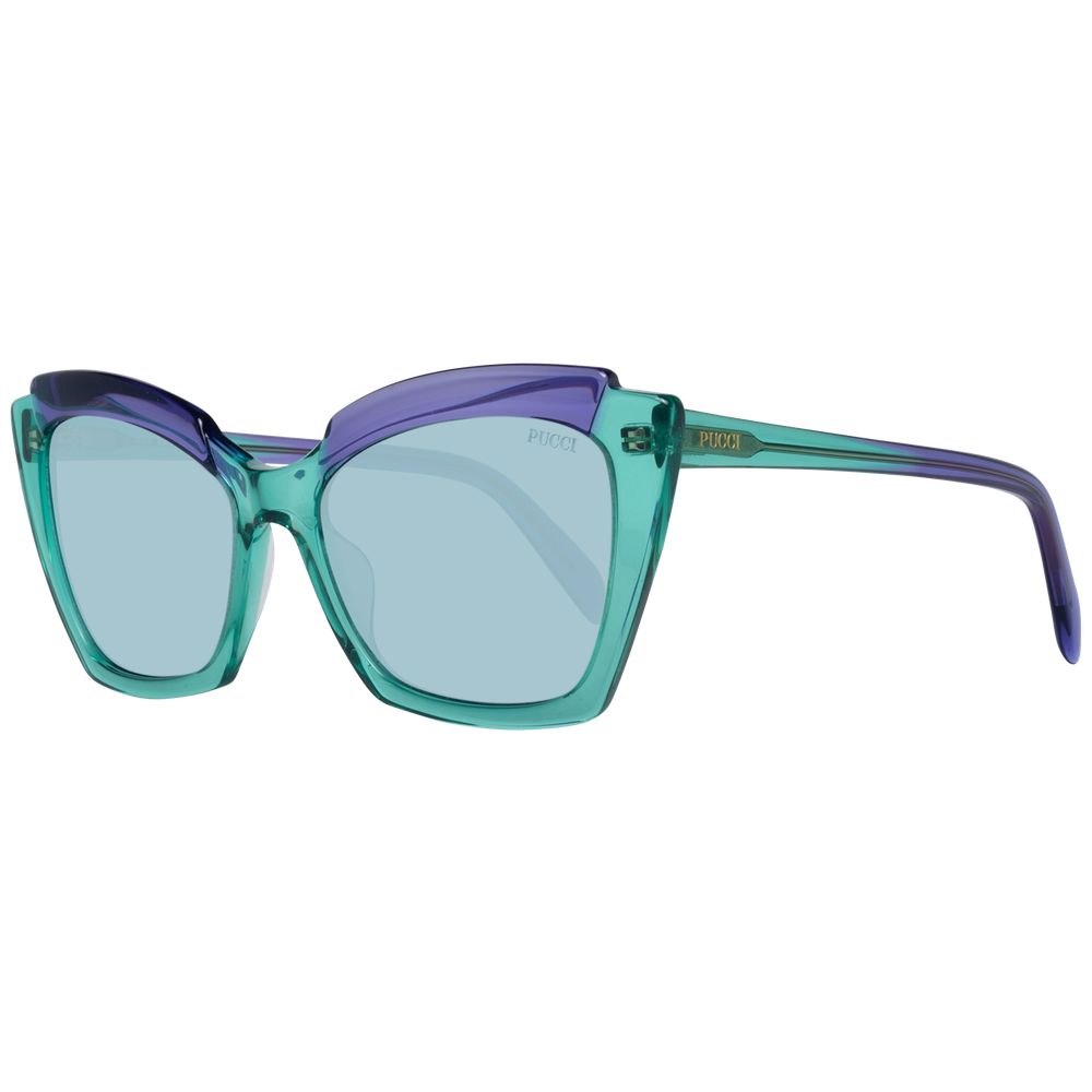 Emilio Pucci Grüne Frauen-Sonnenbrille