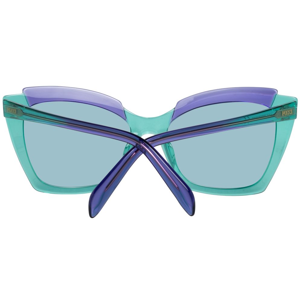 Emilio Pucci Grüne Frauen-Sonnenbrille