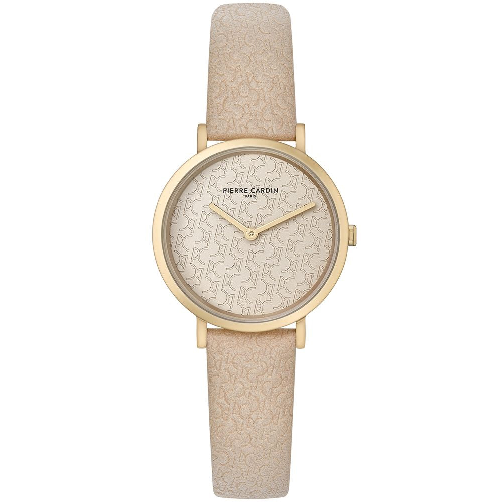 Pierre Cardin Beige Damenuhr