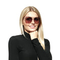 Load image into Gallery viewer, Web Rose Gold Frauen Sonnenbrille
