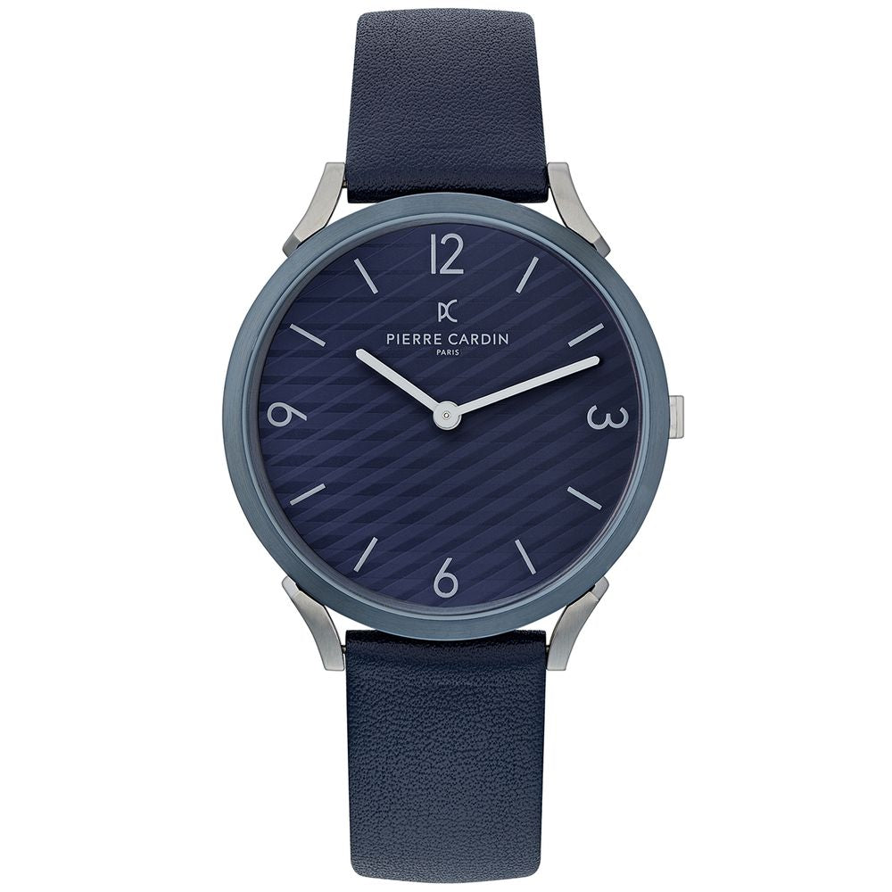 Pierre Cardin Blaue Herrenuhr