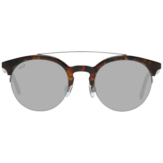 Web Braune Unisex-Sonnenbrille