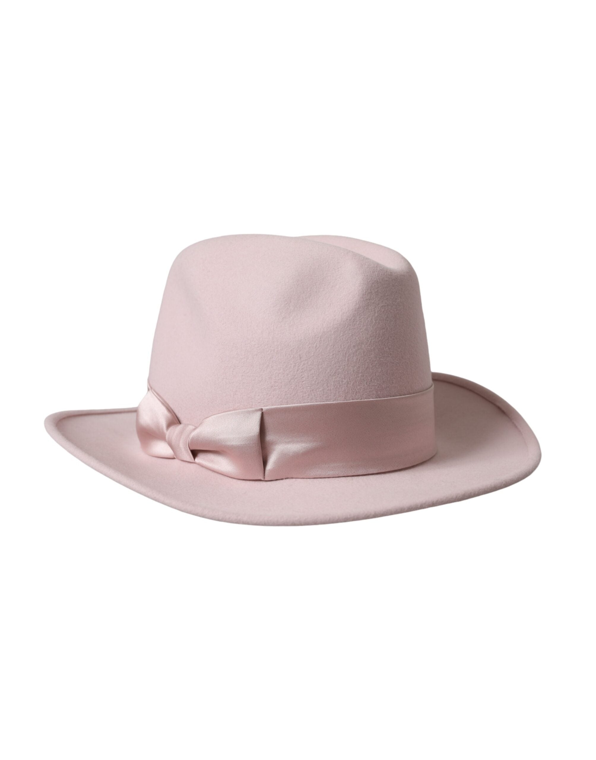 Dolce & Gabbana Rosa Kaninchen Fedora Trilby Frauen Hut