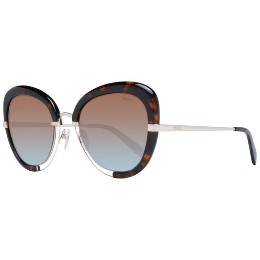 Emilio Pucci Braune Frauen Sonnenbrille