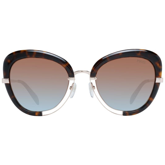 Emilio Pucci Braune Frauen Sonnenbrille