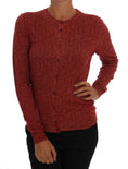 Load image into Gallery viewer, Dolce & Gabbana Red wool cardigan
