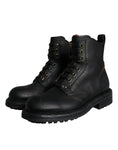 Load image into Gallery viewer, Dolce & Gabbana Schwarze Schnürstiefel Mid Calf Stiefel Männer Schuhe
