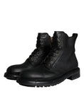 Load image into Gallery viewer, Dolce & Gabbana Schwarze Schnürstiefel Mid Calf Stiefel Männer Schuhe
