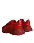 Load image into Gallery viewer, Dolce & Gabbana Rote Leder Daymaster Low Top Sneakers Schuhe
