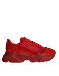 Load image into Gallery viewer, Dolce & Gabbana Rote Leder Daymaster Low Top Sneakers Schuhe
