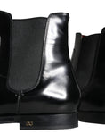 Load image into Gallery viewer, Dolce & Gabbana Schwarze Leder Chelsea-Stiefel Schuhe
