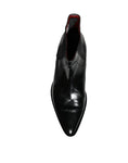 Load image into Gallery viewer, Dolce & Gabbana Schwarze Leder Chelsea-Stiefel Schuhe
