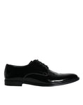 Load image into Gallery viewer, Dolce & Gabbana Schwarzes Kalbsleder Derby Herren Anzugschuhe
