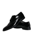 Load image into Gallery viewer, Dolce & Gabbana Schwarzes Kalbsleder Derby Herren Anzugschuhe
