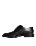 Bild in Galerie-Betrachter laden, Dolce & Gabbana Schwarzes Leder Oxford Wingtip Formale Männer Schuhe
