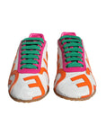 Bild in Galerie-Betrachter laden, Dolce & Gabbana Multicolor Leder Logo Casual Turnschuhe Schuhe
