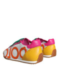 Bild in Galerie-Betrachter laden, Dolce & Gabbana Multicolor Leder Logo Casual Turnschuhe Schuhe
