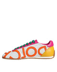 Bild in Galerie-Betrachter laden, Dolce & Gabbana Multicolor Leder Logo Casual Turnschuhe Schuhe
