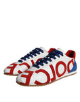 Bild in Galerie-Betrachter laden, Dolce & Gabbana Multicolor Leder Logo Casual Turnschuhe Schuhe
