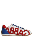 Bild in Galerie-Betrachter laden, Dolce & Gabbana Multicolor Leder Logo Casual Turnschuhe Schuhe
