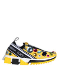 Bild in Galerie-Betrachter laden, Dolce & Gabbana Gelb Sorrento Crystals Sneakers Damen Schuhe
