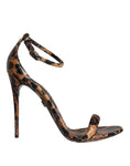 Load image into Gallery viewer, Dolce & Gabbana Braune Leopard Leder Riemchensandalen Schuhe
