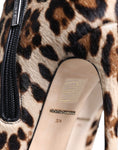 Load image into Gallery viewer, Dolce & Gabbana Braun Leopard Kalb Pelz Heels Stiefeletten Schuhe
