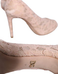 Load image into Gallery viewer, Dolce & Gabbana Beige Stretch Taormina Lace Boots Shoes
