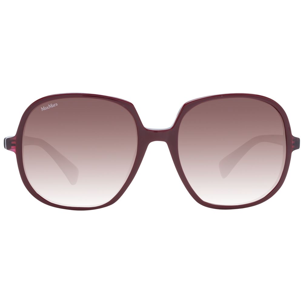 Max Mara Burgundy Frauen Sonnenbrille