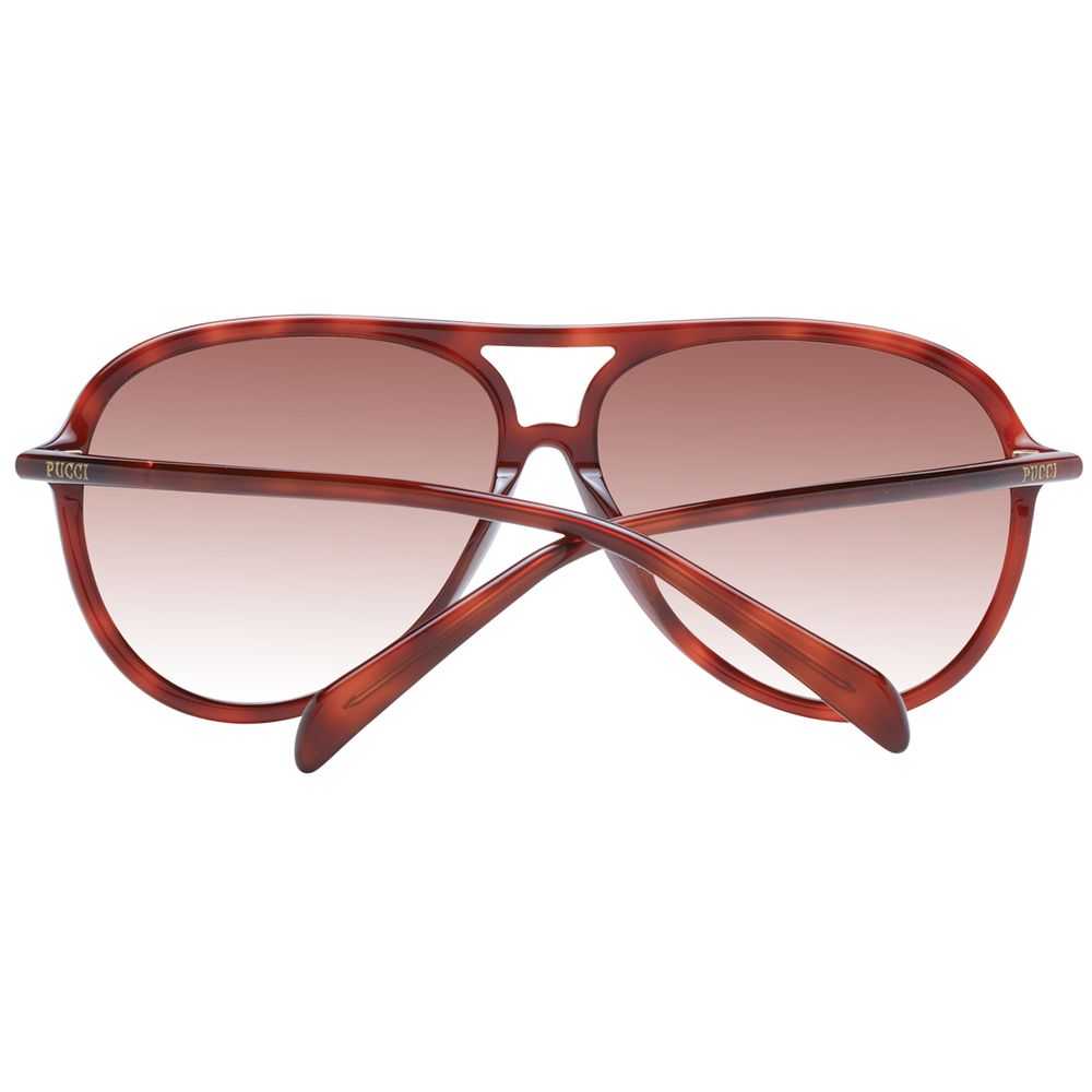 Emilio Pucci Braune Frauen Sonnenbrille