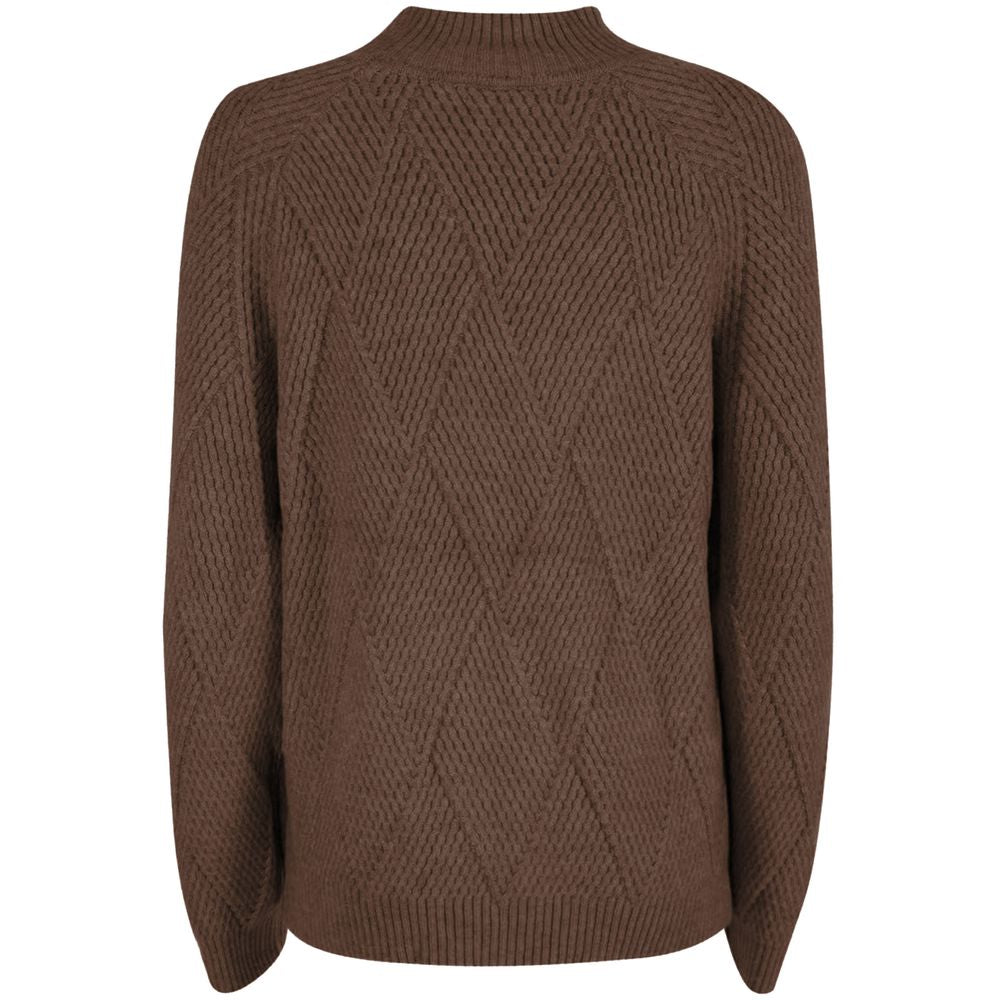 Yes Zee Brauner Pullover aus Acryl