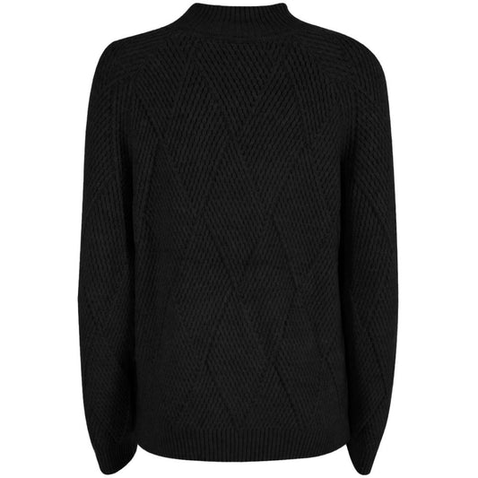 Yes Zee Schwarzer Pullover aus Acryl