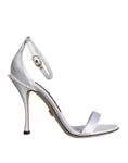 Bild in Galerie-Betrachter laden, Dolce & Gabbana White KEIRA Heels Ankle Strap Sandals Shoes
