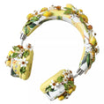 Load image into Gallery viewer, Dolce & Gabbana Lemon Crystal Floral Headset Audio Headphones
