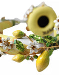 Load image into Gallery viewer, Dolce & Gabbana Lemon Crystal Floral Headset Audio Headphones
